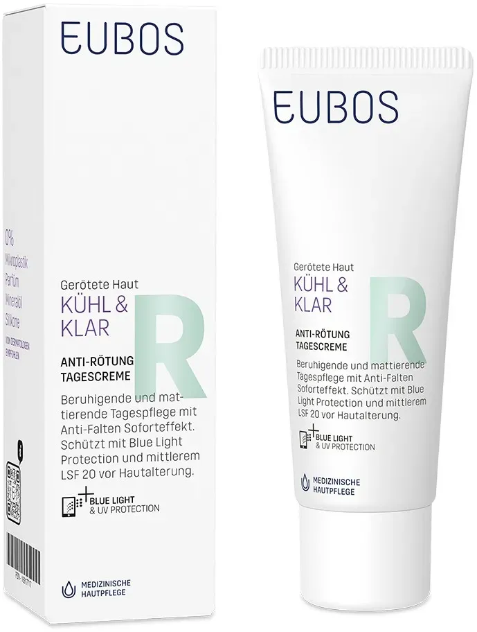 EUBOS KÜHL & KLAR Anti-Rötung Tagescreme LSF 20 40 ml