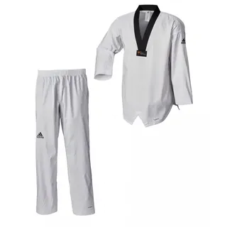 adidas Taekwondoanzug, adi Fighter Eco WT, schwarzes Revers 190