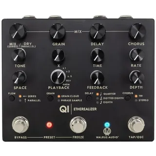 Walrus Audio Musikinstrumentenpedal, (Effekte, Modulationseffekte), Qi Etherealizer Black - Modulations Effektgerät für Gitarren