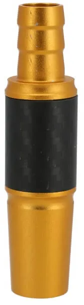 INVI Schlauchanschluss Alu-Carbon 18/8er | Gold