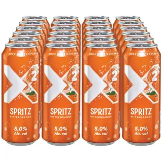 X2 Spritz 5,0% Vol 0,5 Liter Dose, 24er Pack