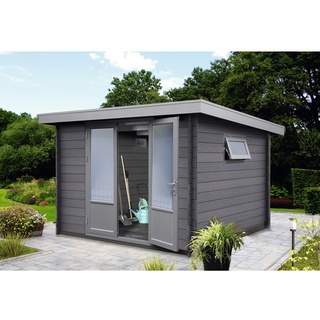 Wolff Finnhaus WPC Trend C 3,4 x 2,79 x 2,22 m grau