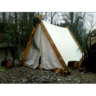 Wikingerzelt Reenactment Keilzelt Mittelalter Wikinger Zelt LARP Viking Tent