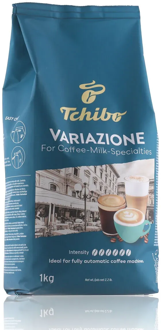 Tchibo Variazione For Coffee-Milk-Specialties 6/6 Kaffee ganze Bohnen 1kg