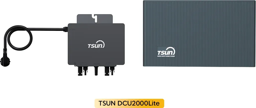 TSUN DCU2000Lite Solarspeicher für Balkonkraftwerke, by Powerness - 2kWh / 1x 800W TSUN Wechselrichter / Standardversand
