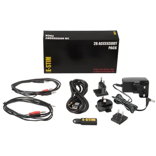 E-stim 2B Zubehörset - Schwarz
