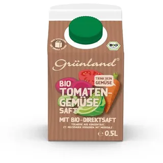 Grünland Bio Tomaten-Gemüse Saft, 0,5 l