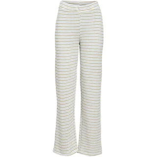 Object Gestreifte Hose, Sandshell, Medium - M