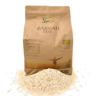 Basmati Reis weiß - bio (2kg, 5kg & 25kg) (25kg)