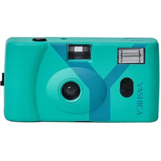 Yashica MF-1 Snapshot Art Kamera Turquoise mit 400/24 Film