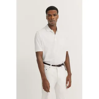 Bugatti Poloshirt mit Brusttasche Gr. XXL, 10-weiß, , 53916361-XXL