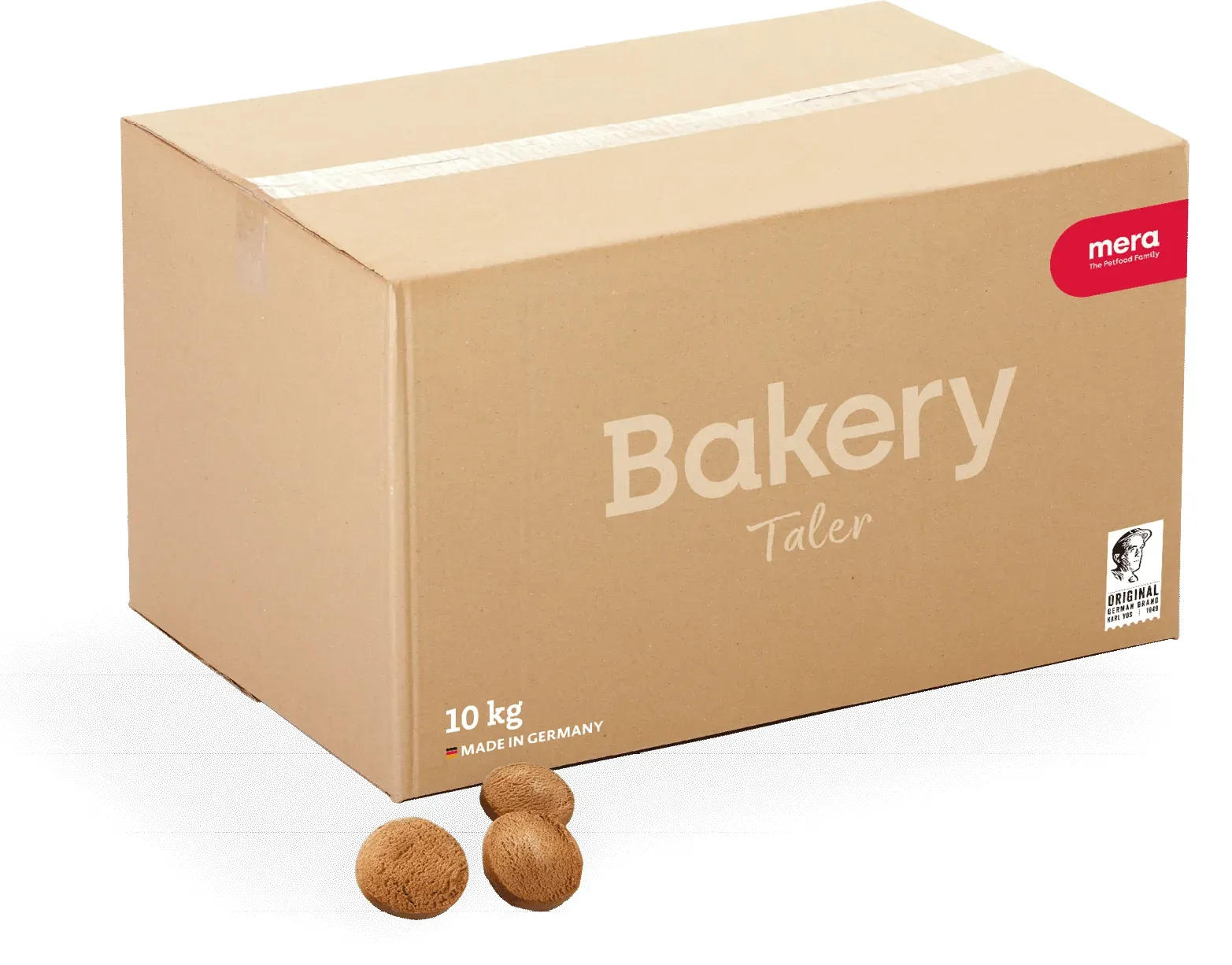 mera Bakery Taler Leckerlis für Hunde in Groß | Die schmackhafte Belohnung | Hundesnacks | Lecker und gesund belohnen, trainieren und verwöhnen 10kg
