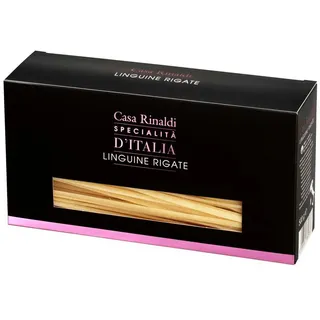 nudeln-hartweizen Casa Rinaldi die flachen Spaghetti Pasta Linguine Rigate 500g