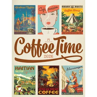 Ackermann Coffee Time Kaffee-Plakate-Kalender 2026