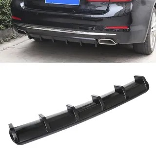 VeroCh Auto Heckschürzen Heckspoiler Diffusor-Splitter, für Mazda 3 5 6 CX-3 CX-30 CX-5 CX-7 CX-8 CX-9 MX-5 die hintere Lippe im -Stoßstangenstil,A/Glossy Black