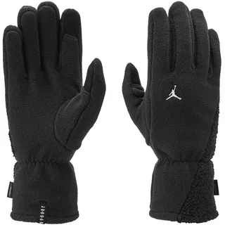 NIKE Jordan LG Fleece Handschuhe Herren 010 - black/white M