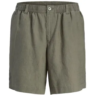 JACK & JONES Bill Lawrence Linen Kurze Hose - Tea Leaf - S