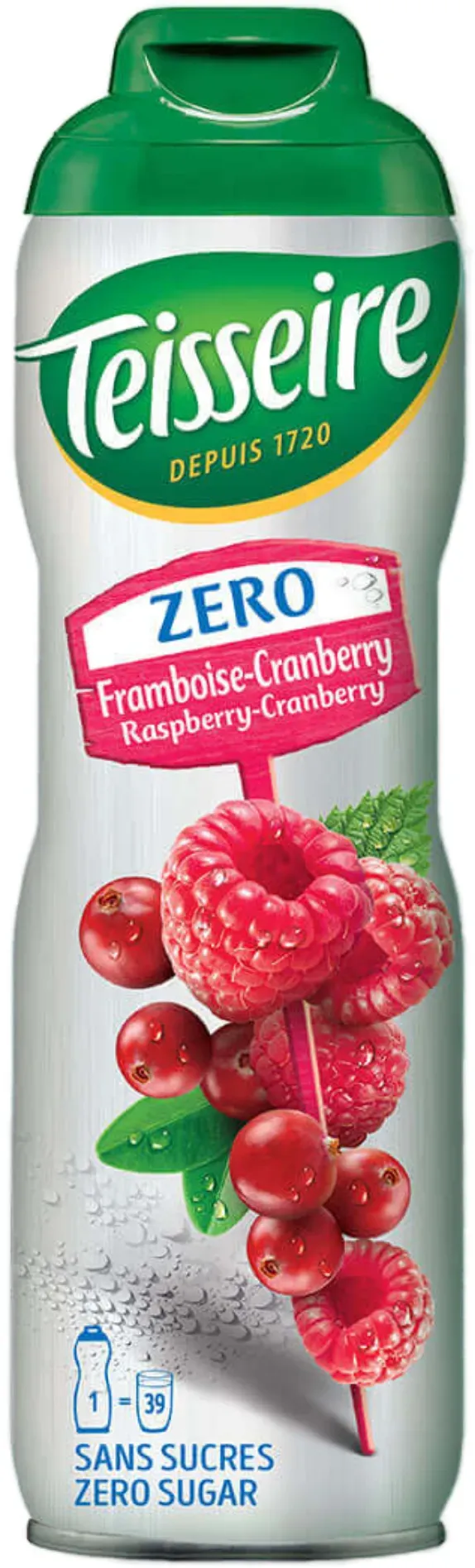 Teisseire Zero Sirup Cranberry-Himbeere 600ml