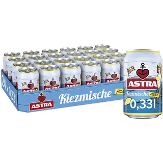 Astra Kiezmische fruchtig, trübes Alster Radler, Bier Dose Einweg (24 X 0.33 L)