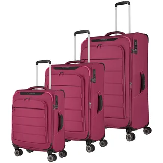 Travelite Skaii 4-Rollen Kofferset 3tlg. rot