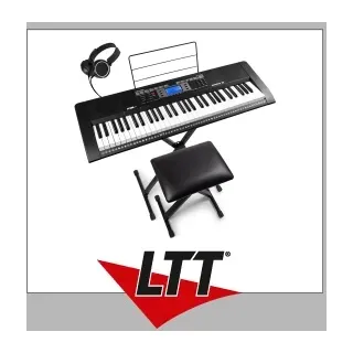 Max Rhapsody61L Elektronisches Keyboard mit 61 beleuchteten Tasten Set