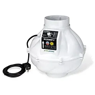 Prima Klima Silenced Fan Whisperblower 3 Speed max.530m3/h 125mm (PK125WHSP-3) - Einheitsgröße