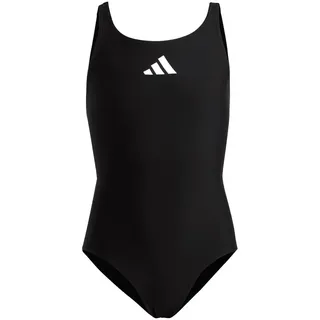 Adidas Solid Small Logo Badeanzug Black / White 164    
