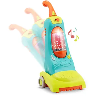 Battat - Clean n' Sing Vakuum - Spielzeug-Staubsauger - Lichter & Geräusche Spielen Vakuum - Musikalisches Vakuumspielzeug mit 2 Liedern - Vorgetäuschtes Spiel Hausarbeiten & Aktivitäten - 2 Jahre +