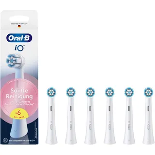Oral-B iO Sanfte Reinigung Aufsteckbürste weiß 6 St.