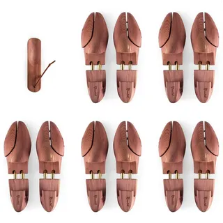 Blumtal Schuhspanner für Herren und Damen - Schuhdehner aus Zedernholz mit Schuhlöffel, Größe 42-43,