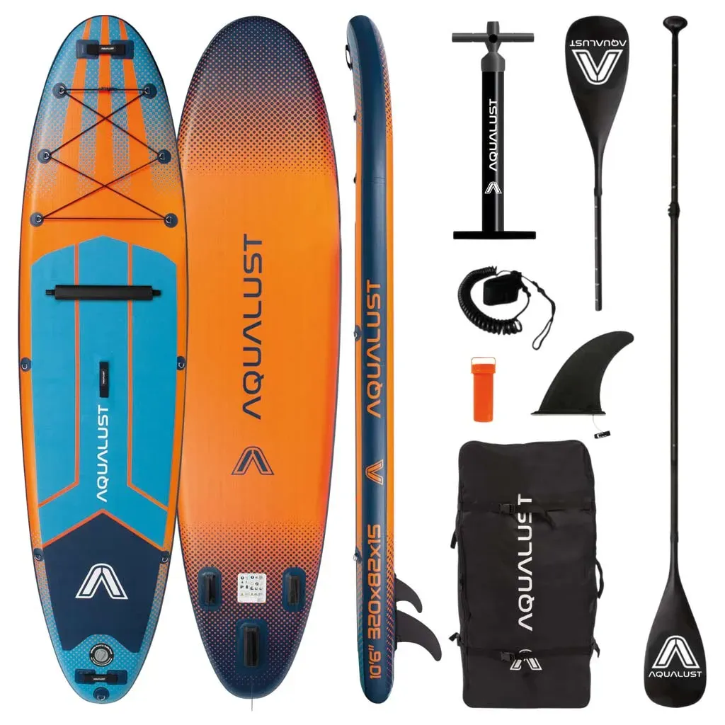 Aqualust Stand up Paddle 365cm 365 SUP - Uni., orange rund 12"