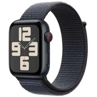 2024 GPS + Cellular 44 mm Aluminiumgehäuse Mitternacht, Sport Loop Tinte