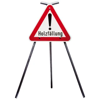 Warnschilder Holzfällung