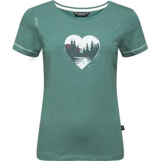 Chillaz Gandia Mountain Heart T-Shirt Women - 36/S - 36