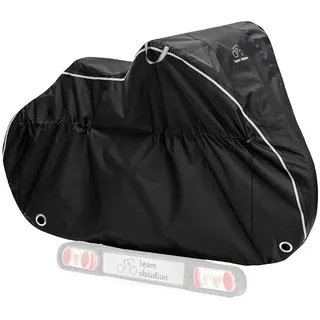 Team Obsidian Fahrradschutzhülle Waterproof Bike Garage - TeamObsidian Bike Cover (1-St) schwarz 76.00 cm x 196.00 cm x 196.00 cm