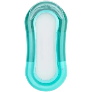 Brandsseller Luftmatratze 160x84 cm Badematratze Wasserhängematte mit Netzeinsatz und abnehmbaren Kopfteil aufblasbar - Grün