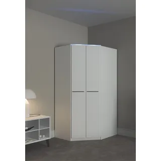 »Barcelona Kleiderschrank Ecklösung Raumwunder« in 2 Tiefen Schrank Eckschrank Garderobe
