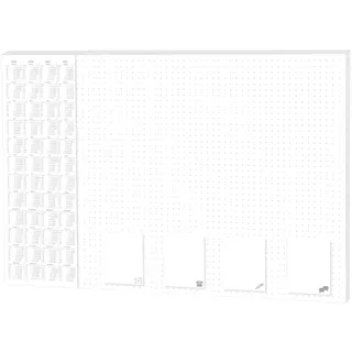 Papier Notiz-Schreibtischunterlage / Größe: 60x42cm / dotted / 30 Blatt