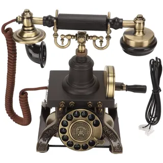 Antikes Telefon, Vintage Rotary Retro Vintage Telefon Einstellbare Lautstärke Telefon für Wohnaccessoires