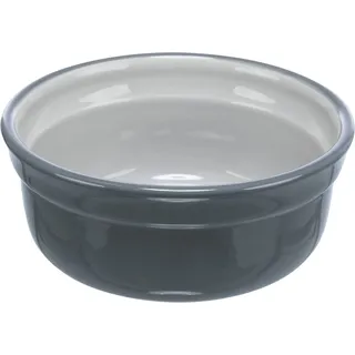 Trixie Schale, Keramik, 1,6 l/ø 20 cm, grau/hellgrau (1.60 l), Futternapf