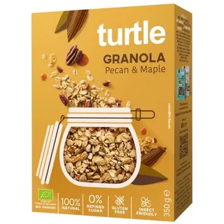 Turtle Power Granola Pecan & Maple bio