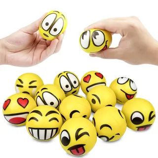 Lectorias Stressball Polyurethan, Anti Stress Bälle Spielzeug Geschenke, Antistress Spielzeug für Erwachsene Kleine Kinder Knautschball, Antistressball Stressbälle, Quetschball Squeeze Ball