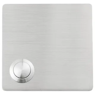 HEIDEMANN 70548 Klingeltaster 1fach Edelstahl 48 V AC/2 A