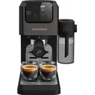GRUNDIG KSM 6430 3-in-1 Espresso, Kaffeepads oder Kaffeekapseln, Siebträgermaschine Dark Inox/Schwarz