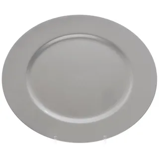 Dekoteller Platzteller Weihnachtsteller Adventsteller Plätzchenteller silber