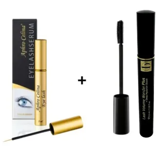 Aphro Celina Eyelash Serum 3ml + besonders cosmetic Mascara Lash Volume Wonder Plus 8,5ml