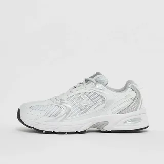 NB White/Silver Metallic 40