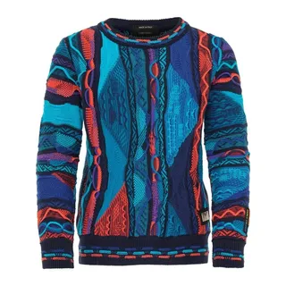 CARLO COLUCCI Rundhalspullover Cirinelli blau 110/116