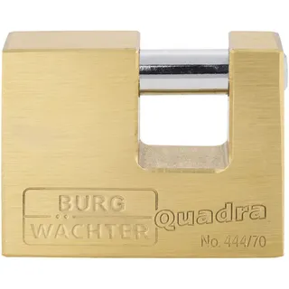 Burg Wächter 28680 Vorhängeschloss 70.00 mm verschieden schließend Messing Schlüsselschloss