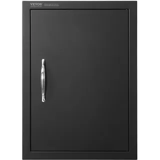 VEVOR 415x570mm BBQ Insel Zugang Tür Outdoor Küche Tür Einzel Schwarz